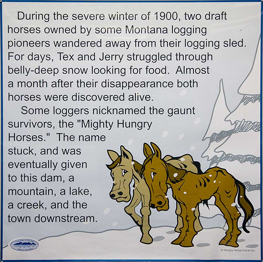 The legend of how Hungry Horse got its name.