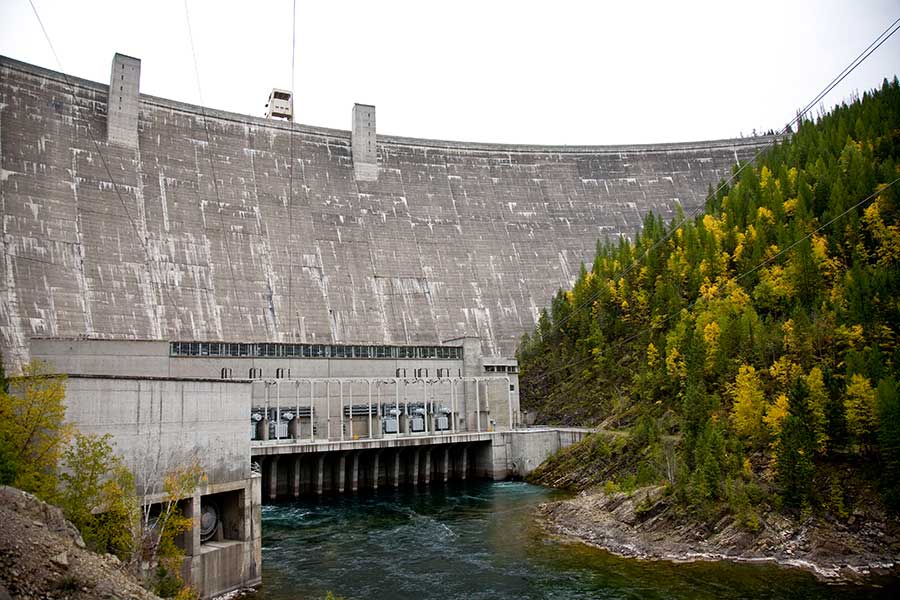 Hungry Horse Dam and Power Plant.