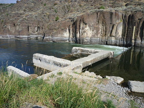 Linderman Dam Remnants