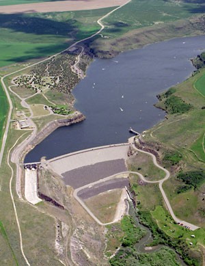 Ririe Dam and Reservoir
