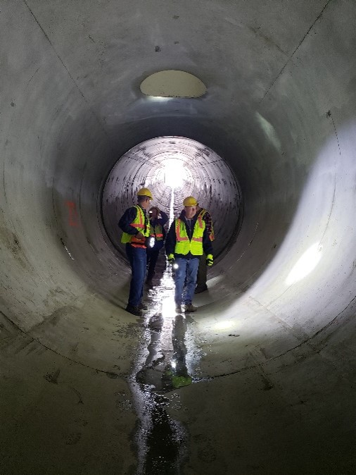 Crews inspect Kansas Prairie Siphon No. 1