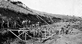 Initial work for the New York (Main) Canal near Boise, Idaho, c. 1910.