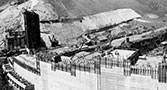 Construction of Arrowrock Dam