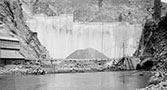 Construction of Arrowrock Dam