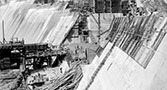 Construction of Arrowrock Dam