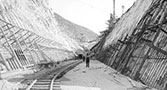 Construction of Arrowrock Dam