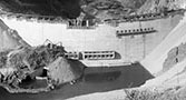Construction of Arrowrock Dam