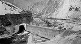 Construction of Arrowrock Dam