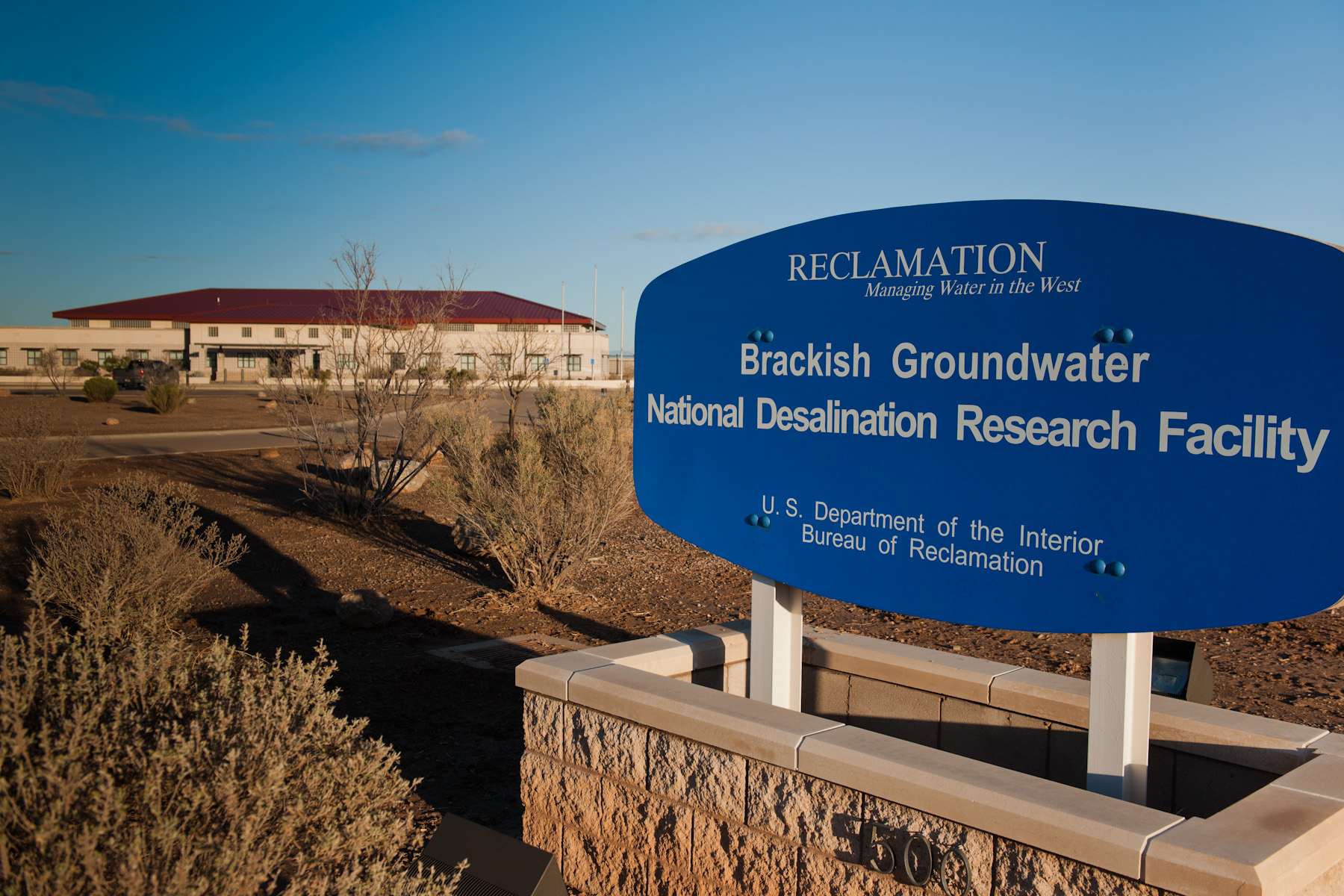 Image of Brackish Groundwater National Desalination Research Facility.