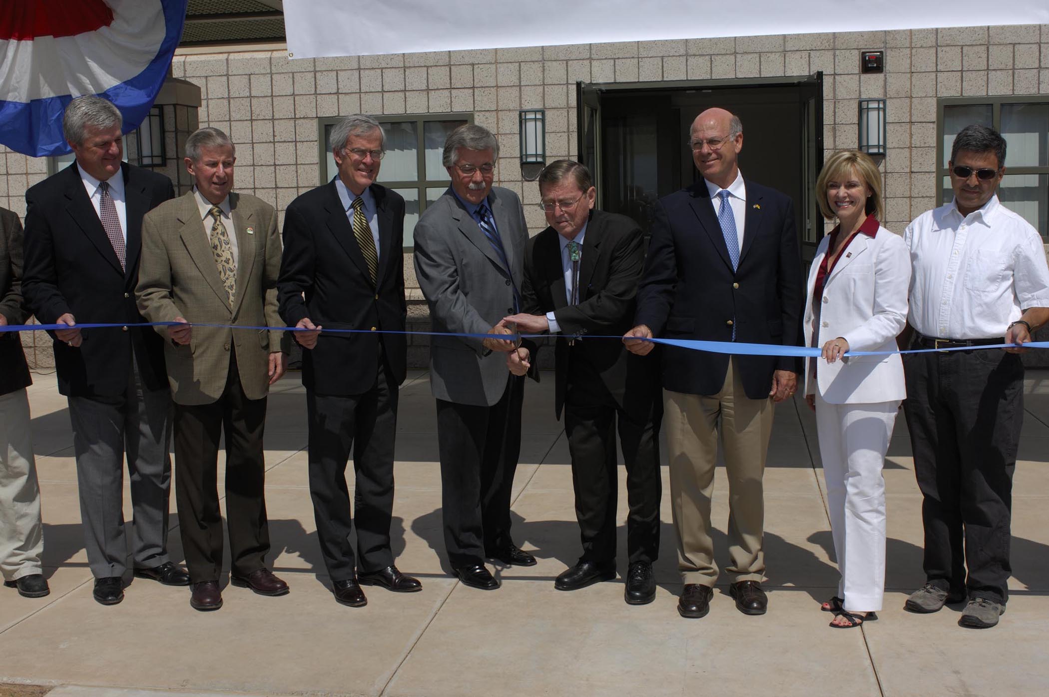 Ribbon Cutting of Brackish Groundwater National Desalination Research Facilty in 2007.