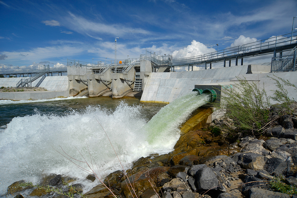 Image of Minidoka Dam in Idaho.