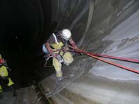 Flaming Gorge tunnel work