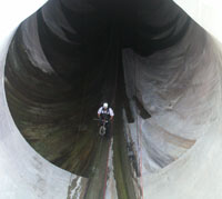 Flaming Gorge tunnel work