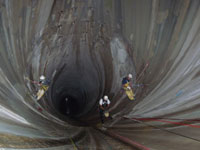 Flaming Gorge tunnel work