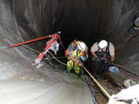 Flaming Gorge tunnel work