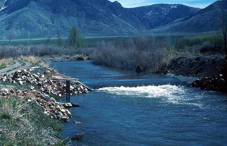 Long-throated flume in Idaho