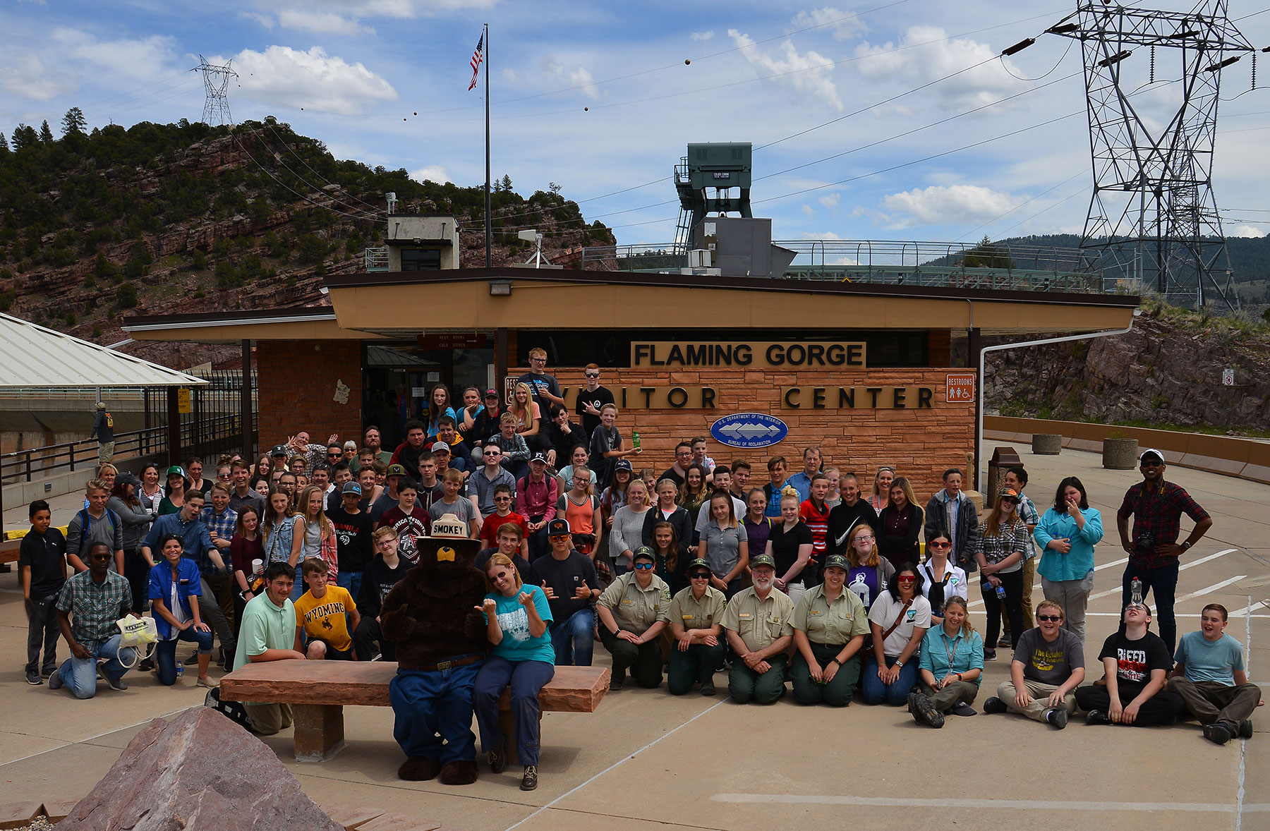 Flaming Gorge Dam's 2019 STEM event with federal agencies 