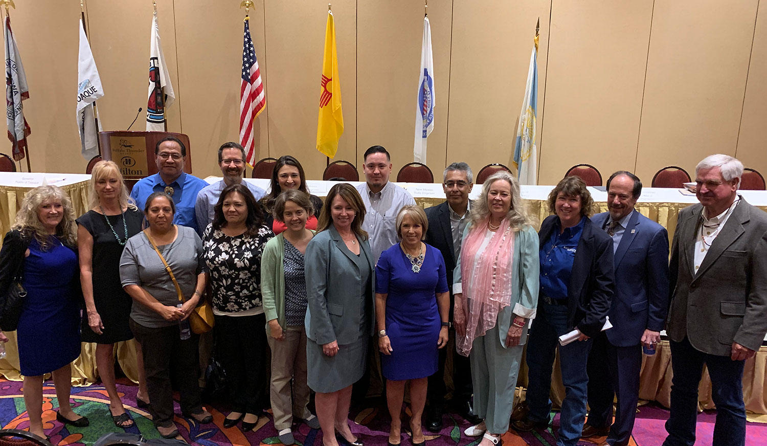 Pojoaque Basin Regional Water System ceremony group photo