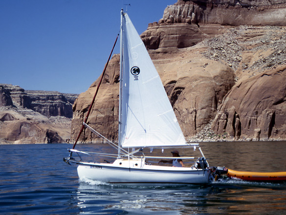 Sailboat on Lake Powell