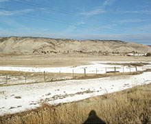 Mancos adobes near Montrose, Colorado