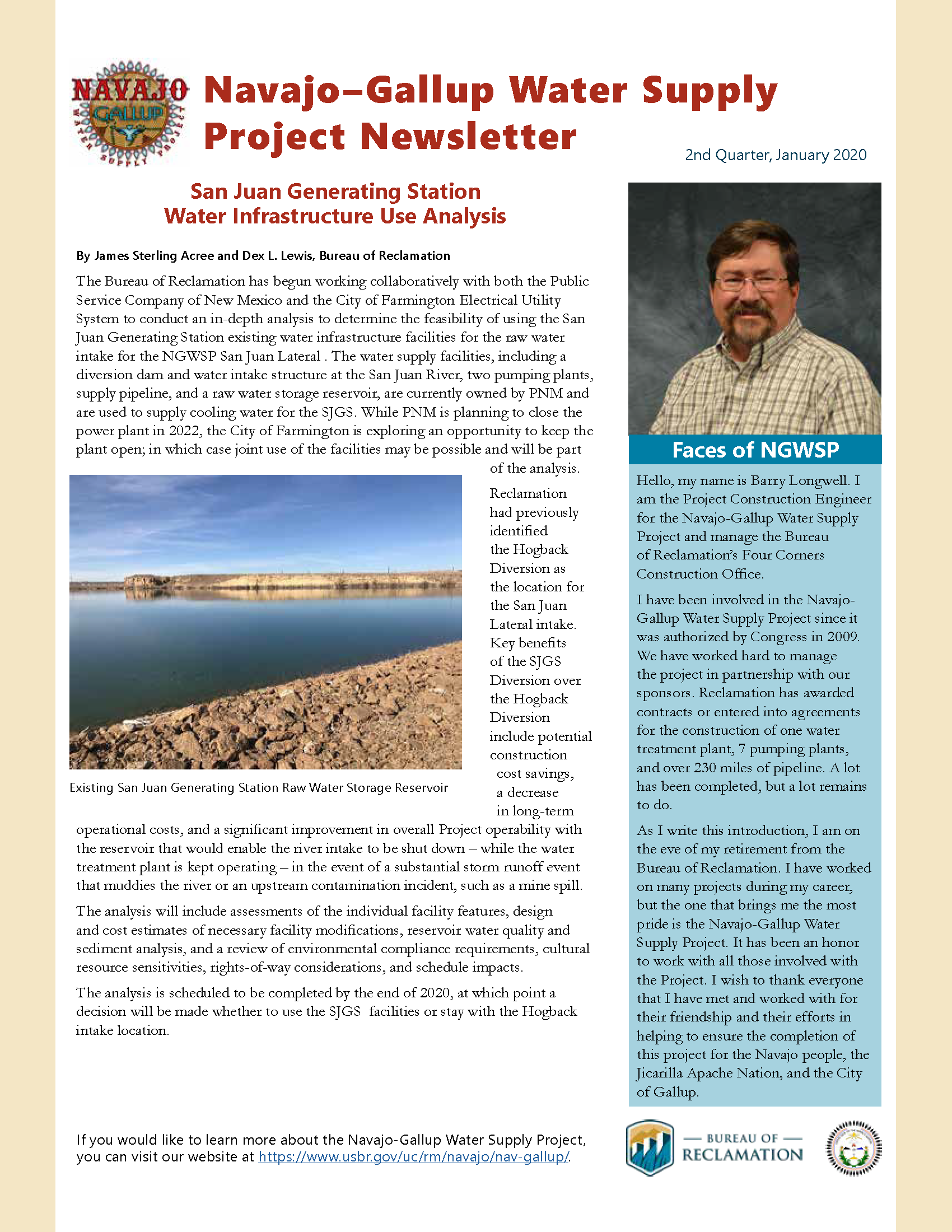 Navajo-Gallup Water Supply Project Newsletter