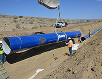 Steel pipe installation - NGWSP