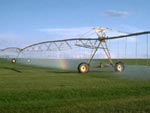 wheelpivot irrigation of farmland