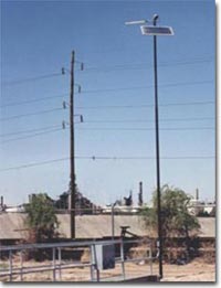 Photos of telemetry site at the Franklin Canal near the Ascarate Wasteway, El Paso