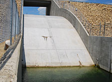 photo: Scofield Dam spillway