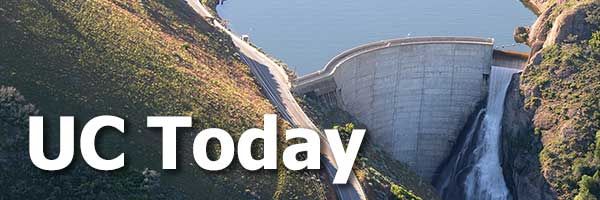 UC Today masthead featuring East Canyon Dam