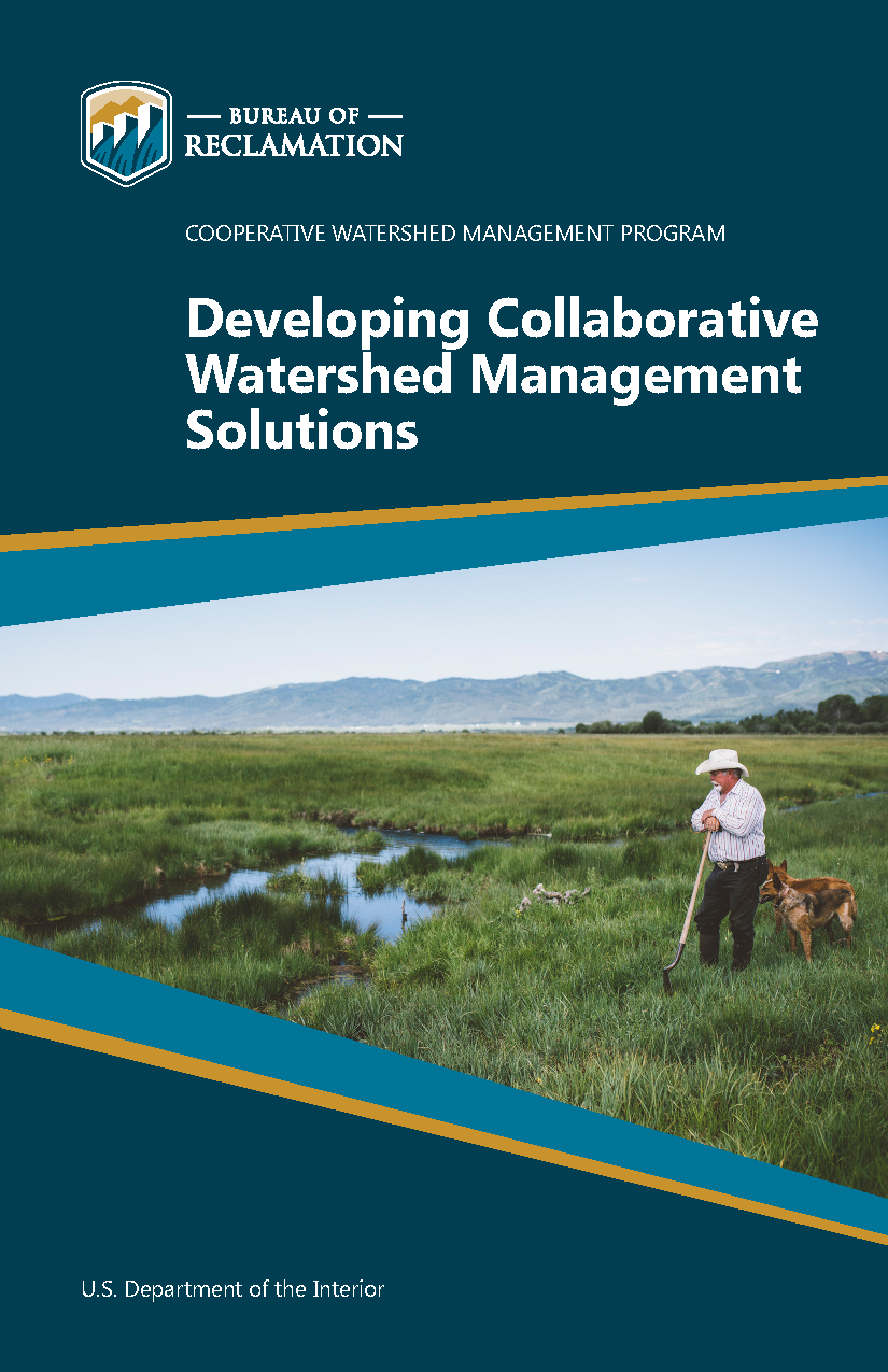 The brochure of the Cooperative Watershed Management program.